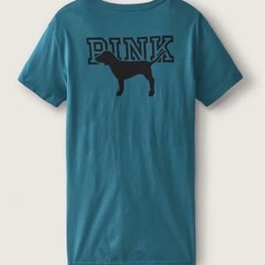 Victoria’s Secret PINK Teal Campus Tee